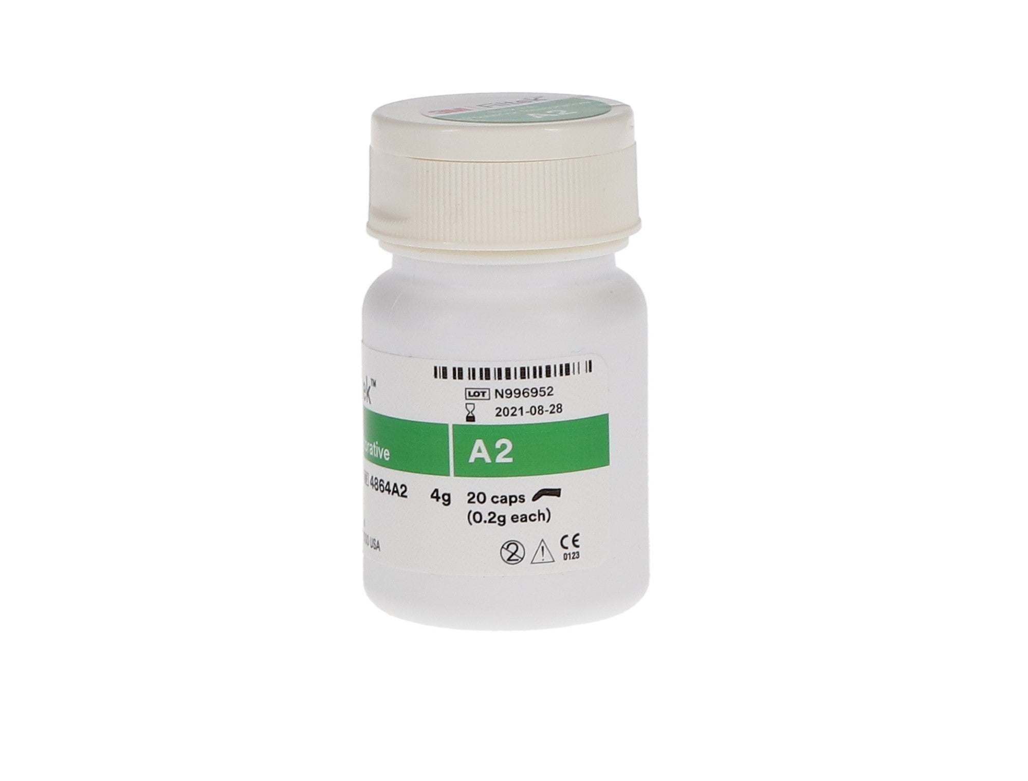 3M ESPE 4871A2 Filtek Bulk Fill Posterior Restorative Capsules 20/PK A2 4864A2 3M ESPE 4871A2 Filtek Bulk Fill Posterior Restorative Capsules 20/PK A2 4864A2